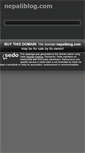 Mobile Screenshot of nepaliblog.com